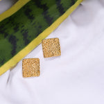 Load image into Gallery viewer, Gold Plated Square Mesh Earrings
