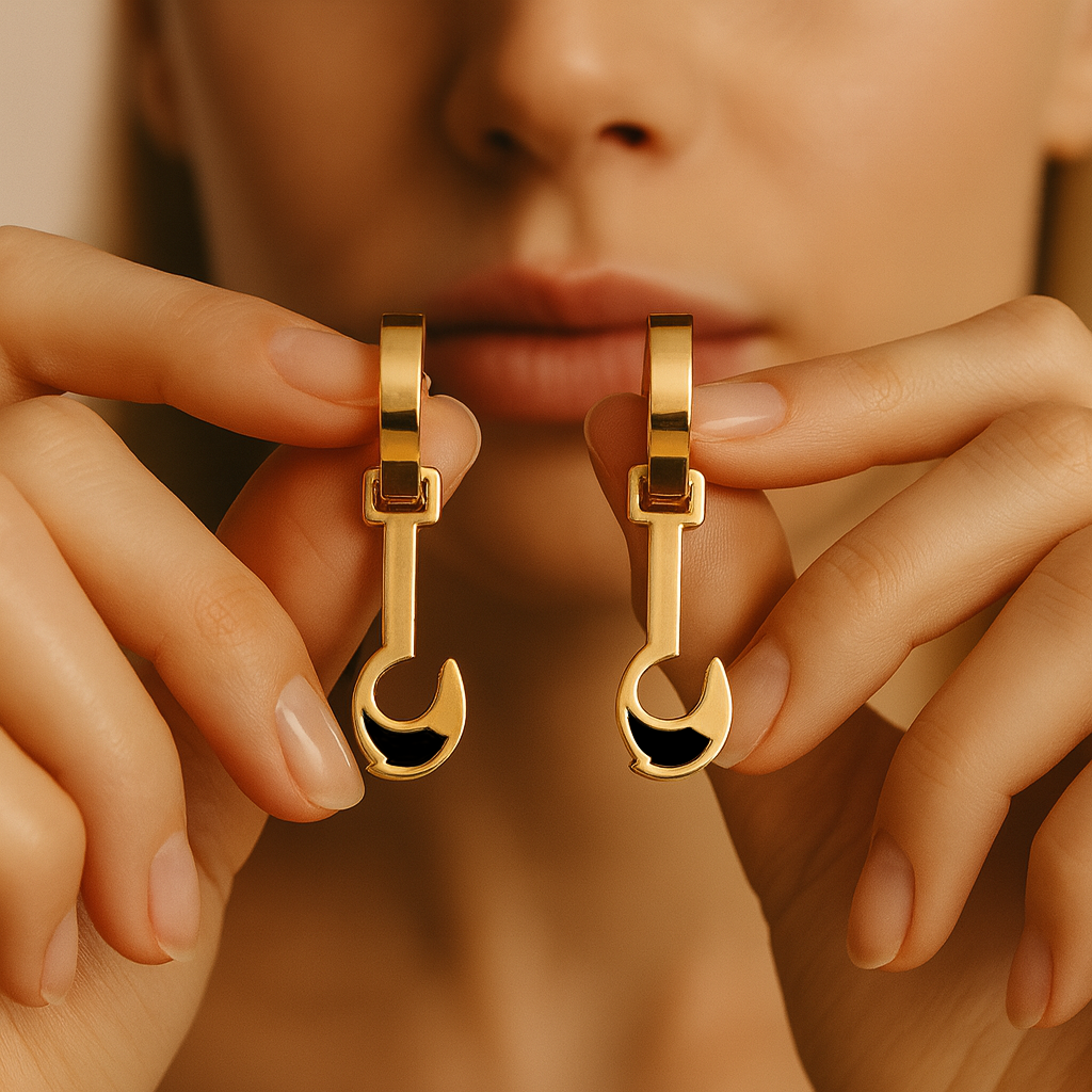 Dangling Dolphin Earrings
