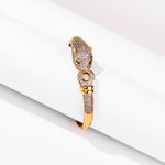 Load image into Gallery viewer, Diamond Leopard Head Gold Plated Bracelets