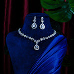 Load image into Gallery viewer, Sterling Silver Moissanite Necklace Set