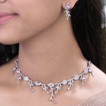Load image into Gallery viewer, Vine Marquise Bridal Necklace Wedding Jewellery Sets