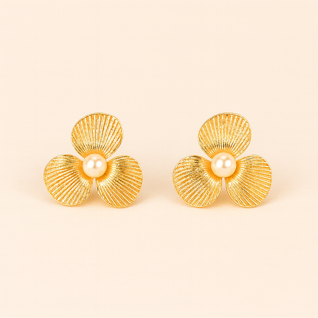 Pearl Blossom Earrings
