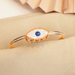 Load image into Gallery viewer, Evil Eye Rose Gold Bracelet
