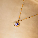 Load image into Gallery viewer, Round Evil Eye Pendant