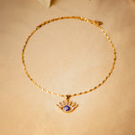 Load image into Gallery viewer, Evil Eye Gold Plated Pendant
