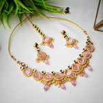 Load image into Gallery viewer, Gold Plated Kundan Ramdan Chokar Necklace Set