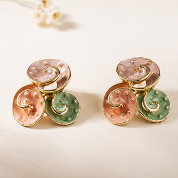 Pastel Multicolor Drop Earrings