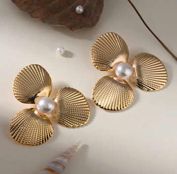 Pearl Blossom Earrings