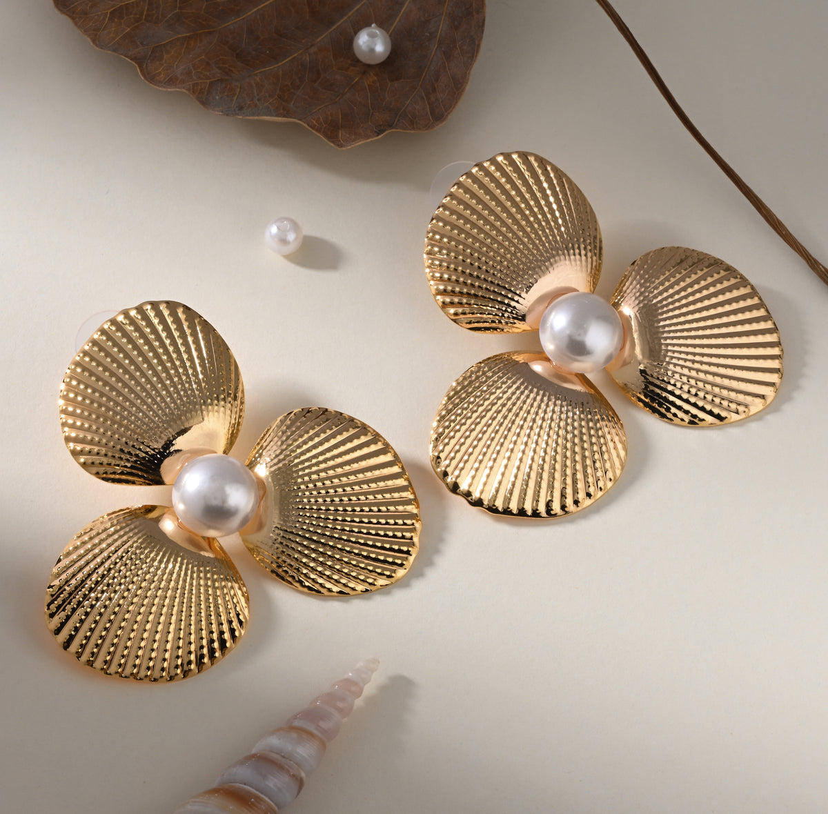 Pearl Blossom Earrings