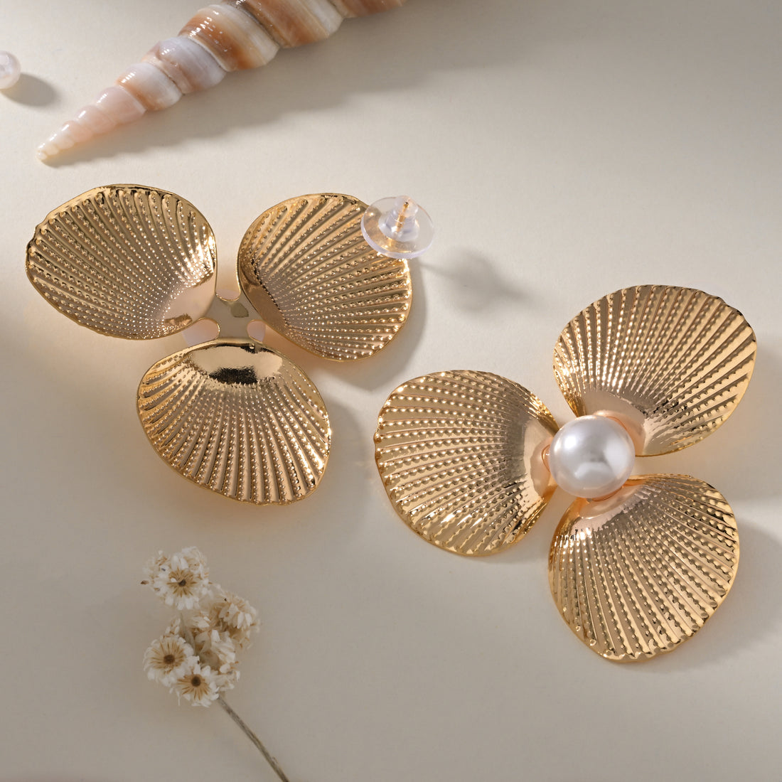 Pearl Blossom Earrings
