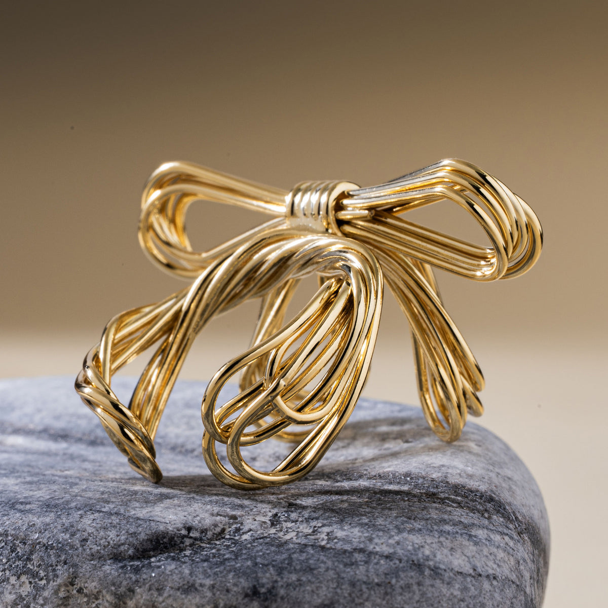 Bowtie - Statement Open Ring