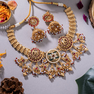 Rani Varnika Rajwada Necklace Set
