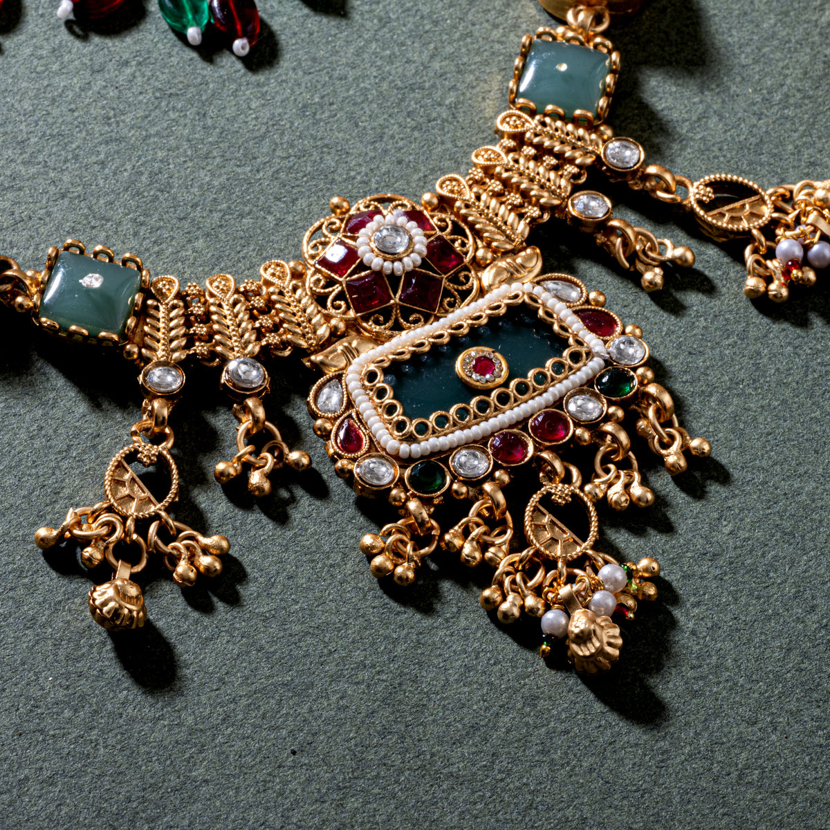 Meenakari Kundan Choker Set