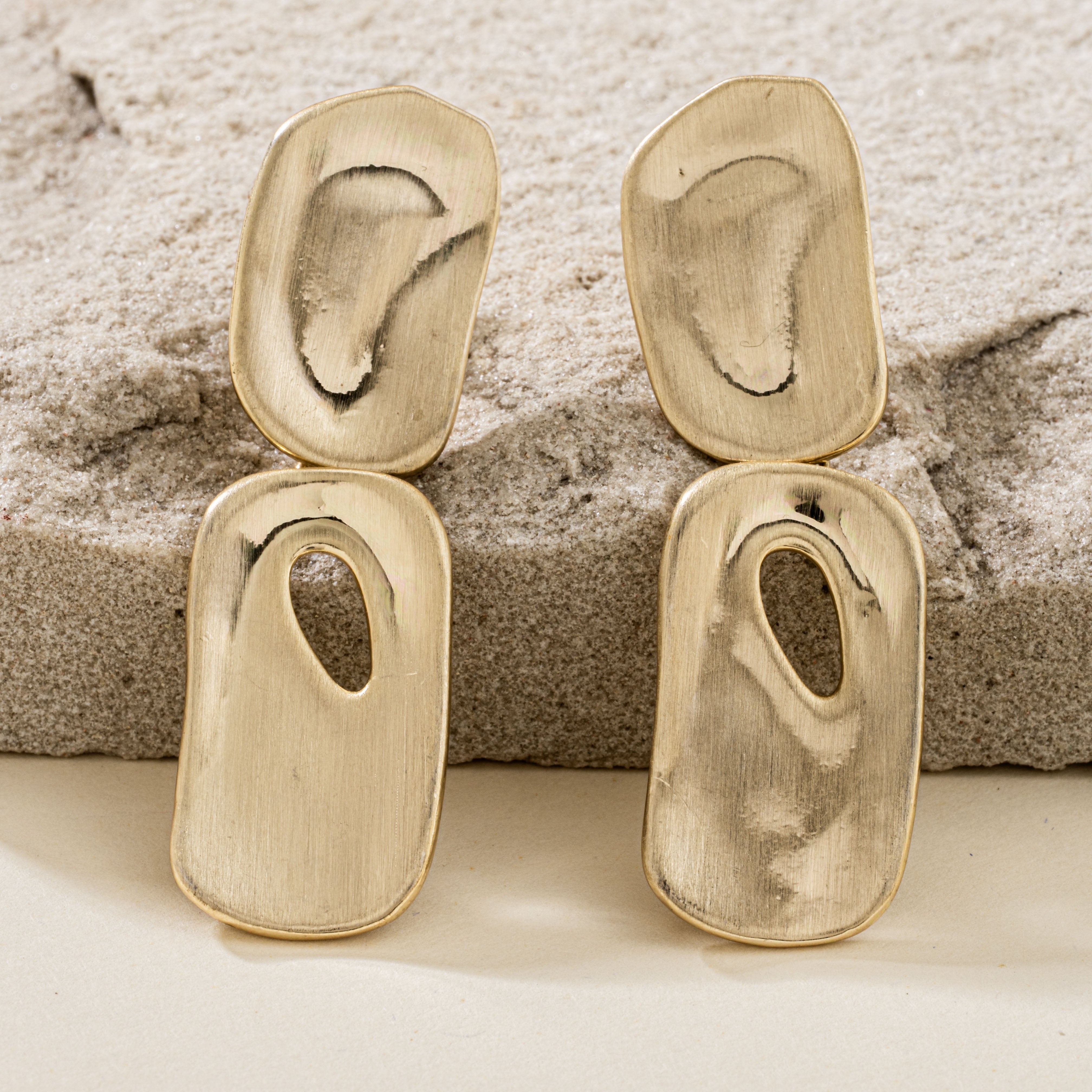 Matte Western Drops Earrings