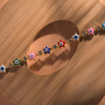 Load image into Gallery viewer, Star With Evil Eye Bracelets