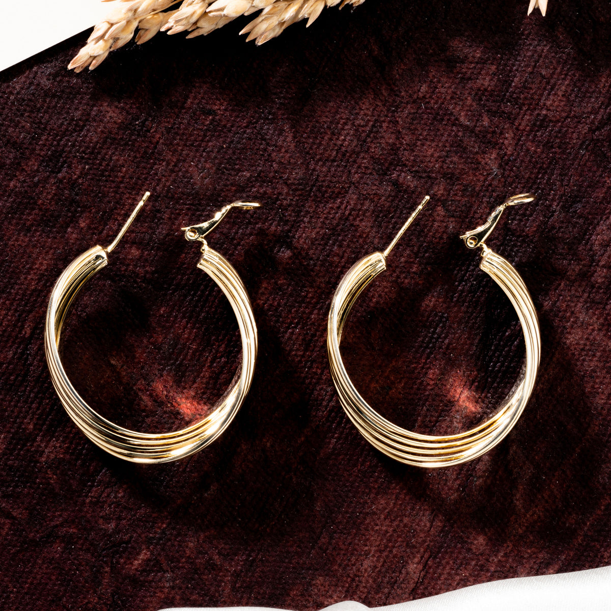 Iconic Twisted Hoops Earrings