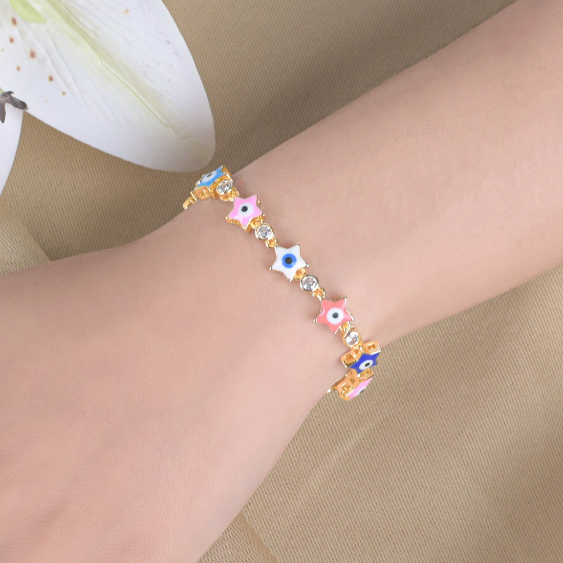 Star With Evil Eye Bracelets
