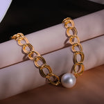 Load image into Gallery viewer, Baroque Pearl Chain Pendant