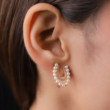 Moonbeam Hoops Earrings