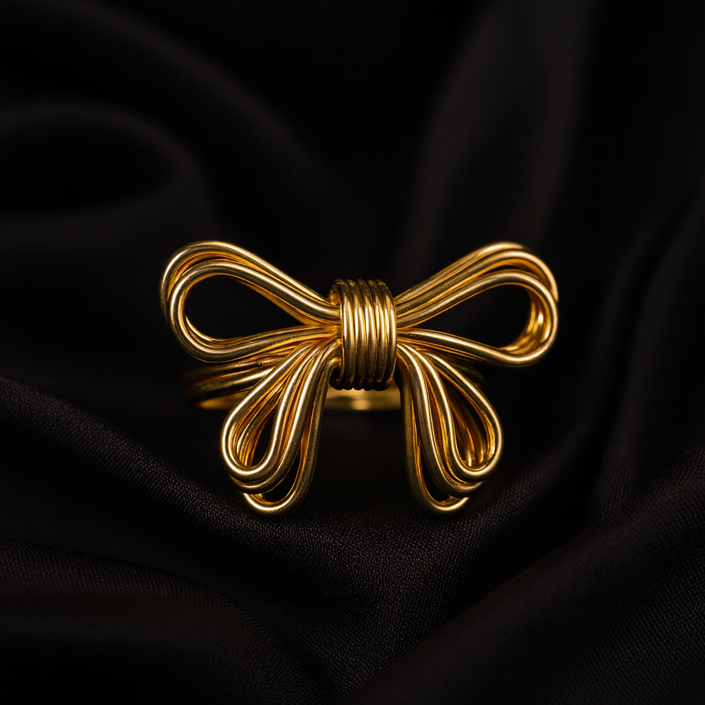 Bowtie - Statement Open Ring