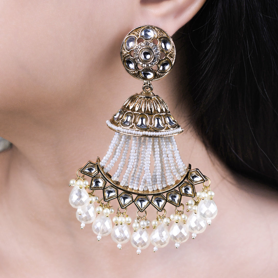 Nadia Ethnic Kundan Earring