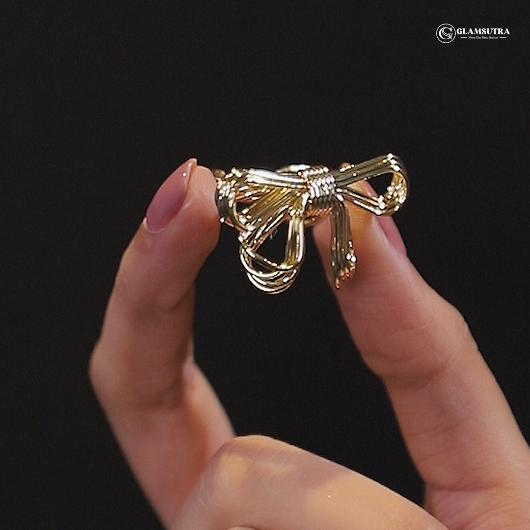 Bowtie - Statement Open Ring