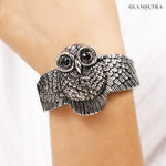 Load image into Gallery viewer, Owl Cuff Bracelet