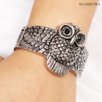 Load image into Gallery viewer, Owl Cuff Bracelet
