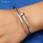 Load image into Gallery viewer, Gothic Silver Nail Bracelet