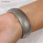 Load image into Gallery viewer, Cobra Skin Cuff Bracelet