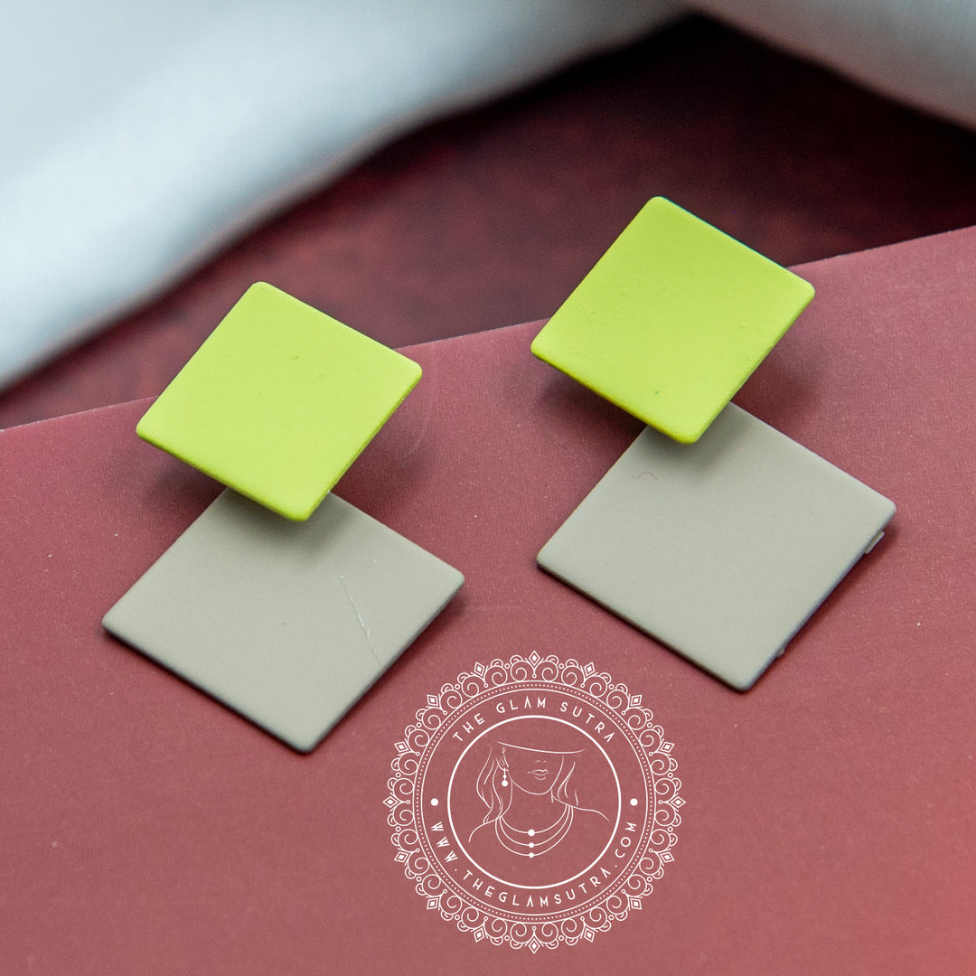 Geometric Stud Earrings