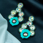 Load image into Gallery viewer, Multi Chrome Beaded Earrings
